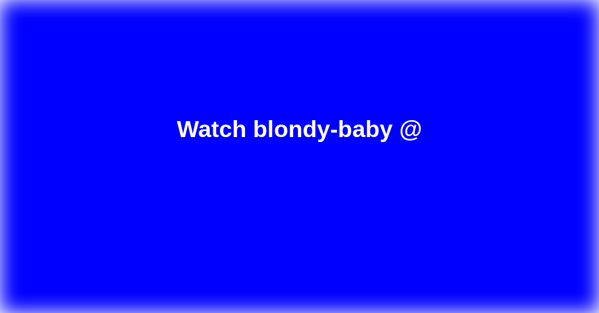 blondy-baby
