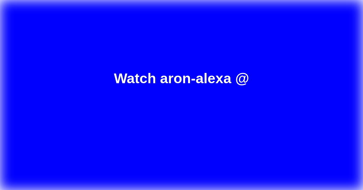 aron-alexa