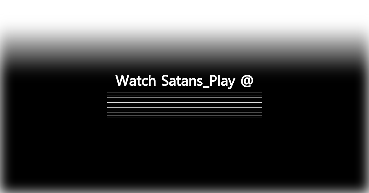 Satans_Play