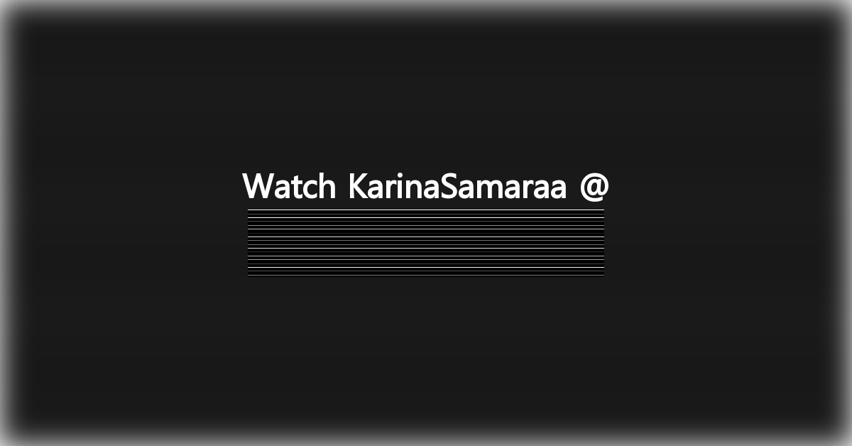 KarinaSamaraa