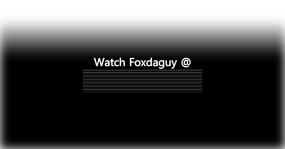 Foxdaguy