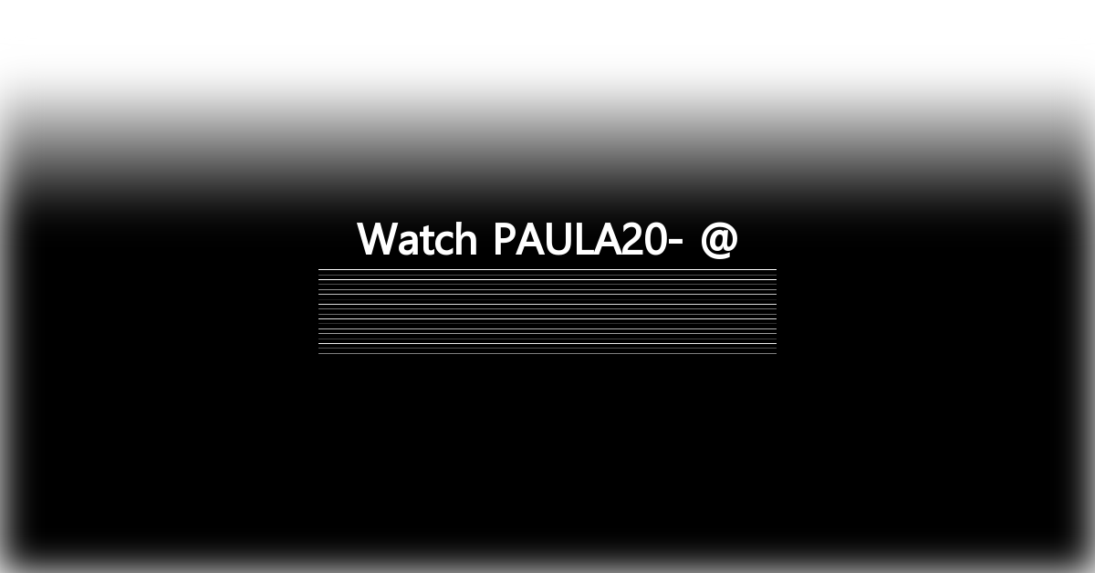 PAULA20-